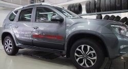 3 899 р. Накладки дверей RA (комплект) Nissan Terrano D10 дорестайлинг (2013-2016) (Поверхность шагрень)  с доставкой в г. Санкт‑Петербург. Увеличить фотографию 3