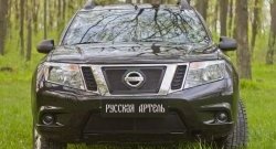 1 379 р. Защитная сетка решетки радиатора РА Nissan Terrano D10 дорестайлинг (2013-2016)  с доставкой в г. Санкт‑Петербург. Увеличить фотографию 6