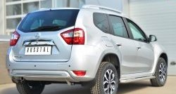 14 449 р. Одинарная защита заднего бампера из трубы диаметром 42 мм SLITKOFF Nissan Terrano D10 дорестайлинг (2013-2016)  с доставкой в г. Санкт‑Петербург. Увеличить фотографию 4