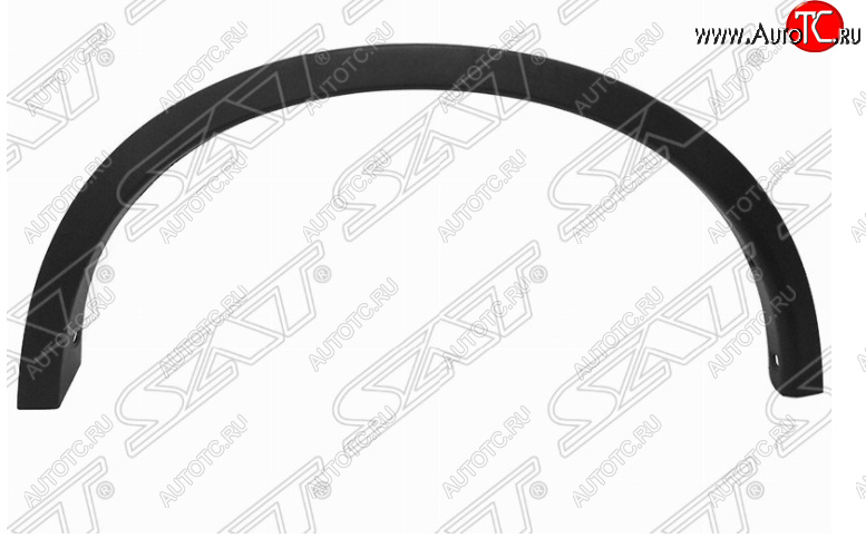 1 679 р. Молдинг арки крыла SAT (Задний, левый)  Nissan X-trail  3 T32 (2013-2018) дорестайлинг (Неокрашенный)  с доставкой в г. Санкт‑Петербург