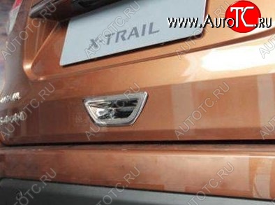 2 399 р. Накладка на ручку багажника СТ Nissan X-trail 3 T32 рестайлинг (2017-2022)  с доставкой в г. Санкт‑Петербург