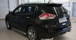 12 999 р. Защита заднего бампера (Ø63 мм уголки, нержавейка) Russtal Nissan X-trail 3 T32 рестайлинг (2017-2022)  с доставкой в г. Санкт‑Петербург. Увеличить фотографию 4