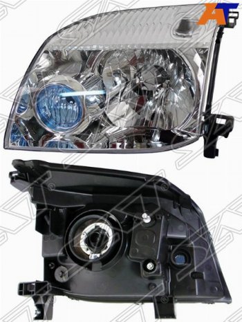 Левая фара SAT (под ручной корректор) Nissan (Нисан) X-trail (Х-трейл)  1 T30 (2000-2003) 1 T30 дорестайлинг