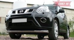 15 254 р. Защита переднего бампера одинарная Souz-96 (d76) Nissan X-trail 2 T31 рестайлинг (2010-2015)  с доставкой в г. Санкт‑Петербург. Увеличить фотографию 1