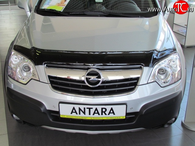 2 879 р. Дефлектор капота NovLine Opel Antara (2006-2010)  с доставкой в г. Санкт‑Петербург