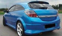 Накладка на задний бампер OPC-Line Opel Astra H GTC хэтчбек 3 дв. дорестайлинг (2004-2007)