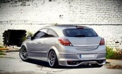 Накладка на задний бампер R1 Opel Astra H GTC хэтчбек 3 дв. дорестайлинг (2004-2007)