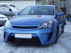 Решетка радиатора IBHERDESIGN Opel Astra H GTC хэтчбек 3 дв. дорестайлинг (2004-2007)