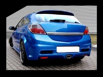 Задний бампер OPC Opel Astra H GTC хэтчбек 3 дв. дорестайлинг (2004-2007)