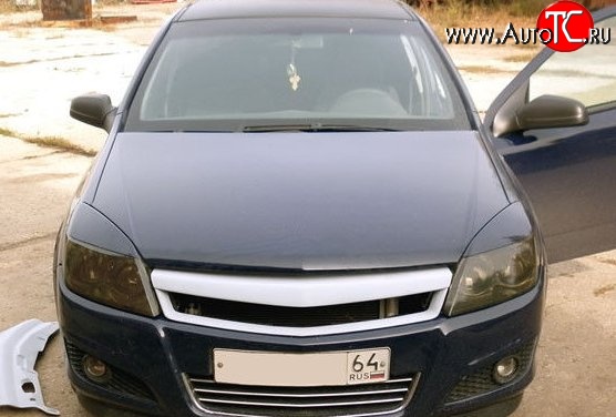 5 399 р. Решётка радиатора Style Opel Astra H хэтчбек 5дв дорестайлинг (2004-2007) (Неокрашенная)  с доставкой в г. Санкт‑Петербург