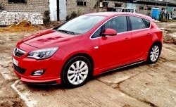 3 999 р. Накладка Sport на передний бампер Opel Astra J хэтчбек 5 дв.  рестайлинг (2012-2017) (Неокрашенная)  с доставкой в г. Санкт‑Петербург. Увеличить фотографию 5