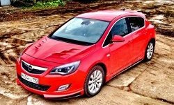 3 999 р. Накладка Sport на передний бампер Opel Astra J хэтчбек 5 дв.  рестайлинг (2012-2017) (Неокрашенная)  с доставкой в г. Санкт‑Петербург. Увеличить фотографию 9