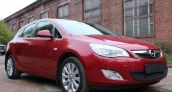 1 469 р. Сетка на бампер Russtal (черная) Opel Astra J хэтчбек 5 дв. дорестайлинг (2009-2012)  с доставкой в г. Санкт‑Петербург. Увеличить фотографию 2