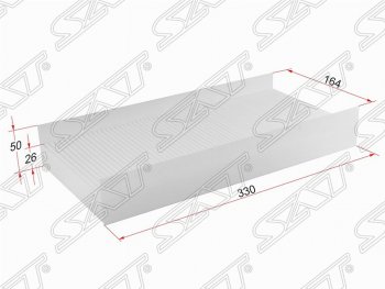 239 р. Фильтр салонный SAT (330х164х50/26 mm)  Opel Corsa  C - Vectra  C  с доставкой в г. Санкт‑Петербург. Увеличить фотографию 1