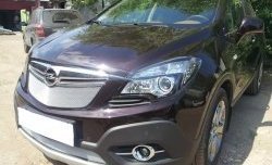 1 539 р. Нижняя сетка на бампер Russtal (хром) Opel Mokka  дорестайлинг (2012-2016)  с доставкой в г. Санкт‑Петербург. Увеличить фотографию 4