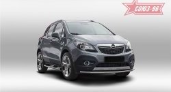 14 174 р. Защита переднего бампера одинарная Souz-96 (d42) Opel Mokka  дорестайлинг (2012-2016)  с доставкой в г. Санкт‑Петербург. Увеличить фотографию 1