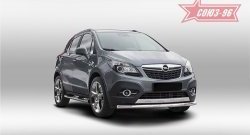 15 254 р. Защита переднего бампера одинарная Souz-96 (d60) Opel Mokka  дорестайлинг (2012-2016)  с доставкой в г. Санкт‑Петербург. Увеличить фотографию 1