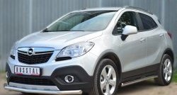 13 949 р. Одинарная защита переднего бампера диаметром 63 мм Russtal Opel Mokka  дорестайлинг (2012-2016)  с доставкой в г. Санкт‑Петербург. Увеличить фотографию 4