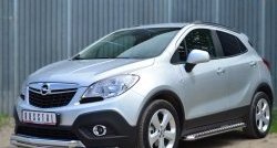 17 799 р. Широкая защита порогов Russtal Opel Mokka  дорестайлинг (2012-2016)  с доставкой в г. Санкт‑Петербург. Увеличить фотографию 4