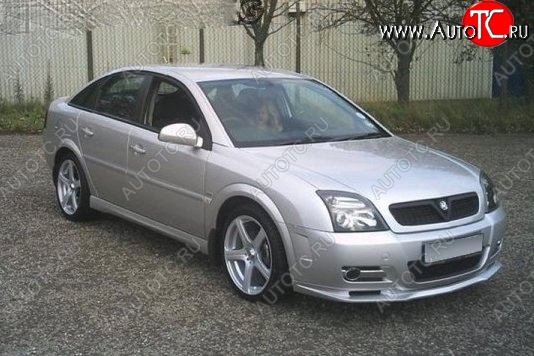 5 749 р. Накладка на передний бампер CT Opel Vectra C универсал дорестайлинг (2002-2005) (Неокрашенная)  с доставкой в г. Санкт‑Петербург