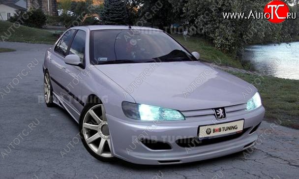 23 969 р. Передний бампер ВМВ Peugeot 406 8B седан рестайлинг (1999-2004)  с доставкой в г. Санкт‑Петербург