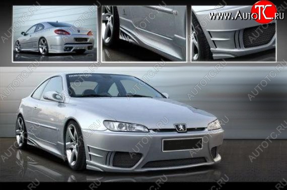 22 899 р. Передний бампер COUPE R1 Peugeot 406 8B седан рестайлинг (1999-2004)  с доставкой в г. Санкт‑Петербург