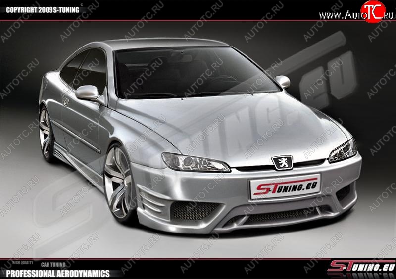 25 899 р. Передний бампер COUPE ST Peugeot 406 8B седан рестайлинг (1999-2004)  с доставкой в г. Санкт‑Петербург