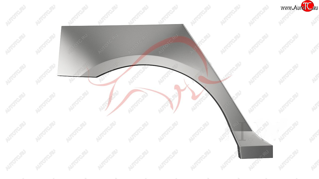 2 189 р. Правая задняя ремонтная арка (внешняя) Wisentbull  Peugeot 407  седан (2004-2010)  с доставкой в г. Санкт‑Петербург