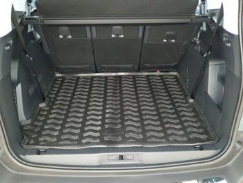 1 129 р. Коврик багажника Aileron (5 мест, сложен 3 ряд)  Peugeot 5008  T87 (2017-2020)  с доставкой в г. Санкт‑Петербург. Увеличить фотографию 1