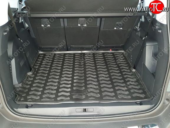 1 129 р. Коврик багажника Aileron (5 мест, сложен 3 ряд)  Peugeot 5008  T87 (2017-2020)  с доставкой в г. Санкт‑Петербург