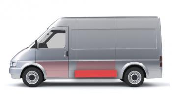 1 489 р. Левая средняя нижняя боковая панель (ремонтная) Wisentbull Fiat Ducato 230 (1994-2002)  с доставкой в г. Санкт‑Петербург. Увеличить фотографию 1