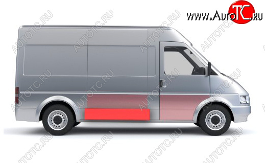 1 489 р. Правая средняя нижняя боковая панель (ремонтная) Wisentbull Peugeot Boxer 244 (2002-2006)  с доставкой в г. Санкт‑Петербург