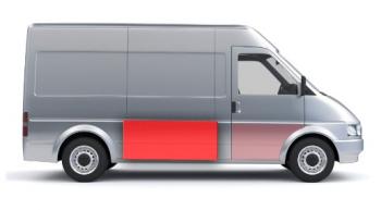 1 889 р. Правая средняя боковая панель (ремонтная) Wisentbull Fiat Ducato 230 (1994-2002)  с доставкой в г. Санкт‑Петербург. Увеличить фотографию 2