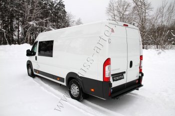 4 599 р. Металлическая защита заднего бампера RA Peugeot Boxer 250 (2006-2014)  с доставкой в г. Санкт‑Петербург. Увеличить фотографию 4