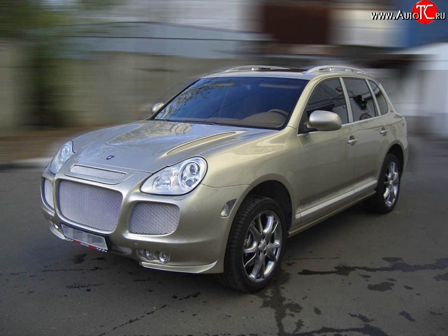 17 299 р. Комплект порогов Gemballa Aero III Porsche Cayenne 955 (2002-2006) (Неокрашенные)  с доставкой в г. Санкт‑Петербург