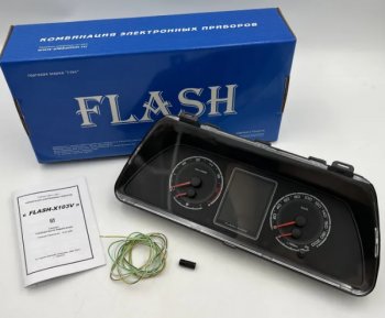 14 899 р. Приборная панель Flash Х103V  Chevrolet Niva  2123 (2009-2020), Лада 2110 (1995-2007), Лада 2111 (1998-2009), Лада 2112 (1999-2009), Лада 2113 (2004-2013), Лада 2114 (2001-2014), Лада 2115 (1997-2012), Лада 2123 (Нива Шевроле) (2009-2021)  с доставкой в г. Санкт‑Петербург. Увеличить фотографию 1