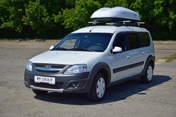 26 789 р. Автобокс PT GROUP (510л., 210х45х81, одностороннее открывание) Turino Sport белый Chevrolet Cobalt седан дорестайлинг (2011-2016) (Белый)  с доставкой в г. Санкт‑Петербург. Увеличить фотографию 6