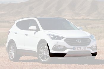 15 799 р. Спойлер переднего бампера HYUNDAI Hyundai Santa Fe DM рестайлинг (2015-2019)  с доставкой в г. Санкт‑Петербург. Увеличить фотографию 1