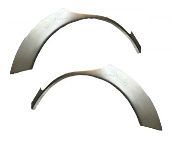 Комплект внешних задних ремонтных арок ПорогиАвто Haima 7 (2013-2024)  (холоднокатаная сталь 0.8 мм)