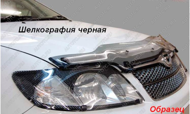 2 289 р. Дефлектор капота CA-Plastic  Mazda CX-3  DK (2014-2018) дорестайлинг (серия Шелкография черная)  с доставкой в г. Санкт‑Петербург