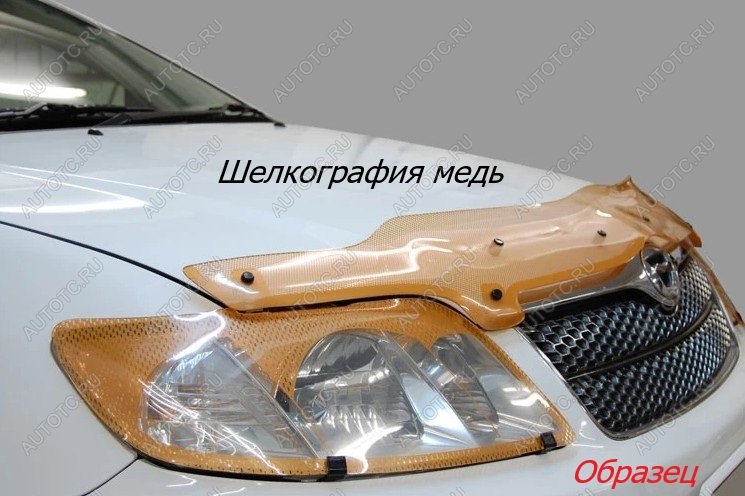 2 199 р. Дефлектор капота (CL 8 CL 9) CA-Plastic  Honda Accord  7 CL (2002-2005) седан дорестайлинг (серия Шелкография медь)  с доставкой в г. Санкт‑Петербург