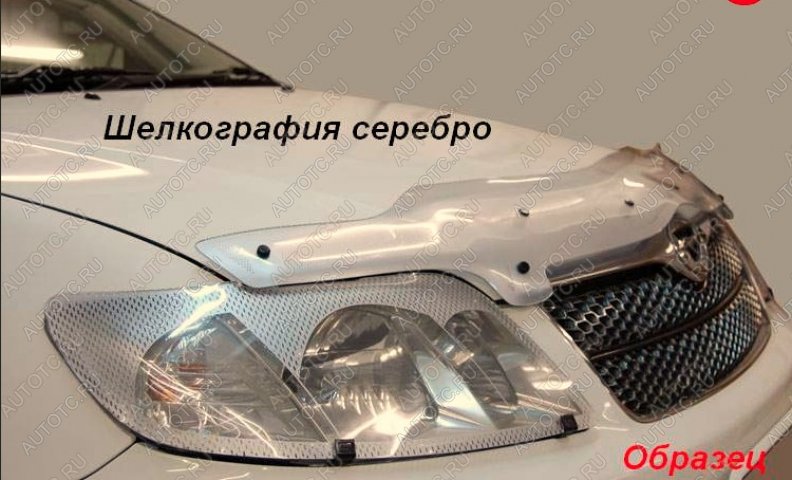 1 999 р. Защита фар CA-Plastic  Toyota Chaser (1996-2001) (Шелкография серебро)  с доставкой в г. Санкт‑Петербург