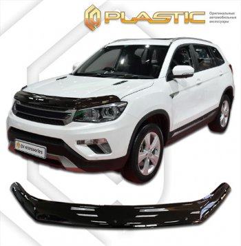 1 839 р. Дефлектор капота CA-Plastic  Changan CS75 (2013-2017) дорестайлинг (classic черный, без надписи)  с доставкой в г. Санкт‑Петербург. Увеличить фотографию 1