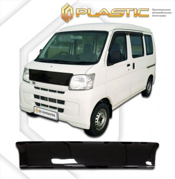 1 749 р. Дефлектор капота CA-Plastic  Daihatsu Hijet  S320 минивэн (2004-2007) (classic черный, без надписи)  с доставкой в г. Санкт‑Петербург. Увеличить фотографию 1