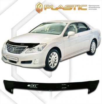 1 999 р. Дефлектор капота CA-Plastic  Toyota Crown  S200 (2008-2012) дорестайлинг, рестайлинг (classic черный, без надписи)  с доставкой в г. Санкт‑Петербург. Увеличить фотографию 1