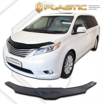 Дефлектор капота CA-Plastic Toyota Sienna XL30 дорестайлинг (2010-2017)