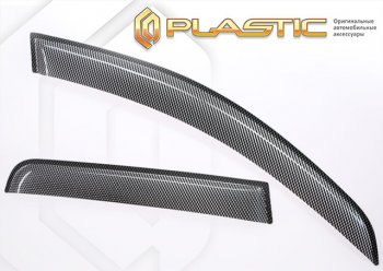 Дефлектора окон CA-Plastic Toyota (Тойота) Land Cruiser (Лэнд)  200 (2015-2021) 200 2-ой рестайлинг