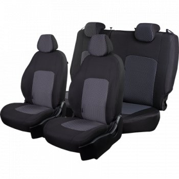 Комплект чехлов сидений (ЖАККАРД)  Chevrolet (Шевролет) Aveo (Авео) ( T200,  T250) (2002-2011) T200, T250 хэтчбек 5 дв, седан, седан рестайлинг, хэтчбек 5 дв рестайлинг
