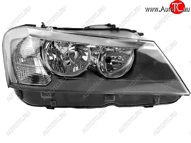 13 249 р. Правая фара (c электрокорректором) DEPO  BMW X3  F25 (2010-2014) дорестайлинг  с доставкой в г. Санкт‑Петербург