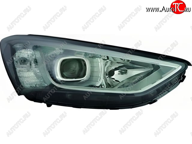 11 999 р. Правая фара (корректор, линзован) BodyParts  Hyundai Santa Fe  DM (2012-2016) дорестайлинг  с доставкой в г. Санкт‑Петербург